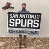 San Antonio Spurs Versus New York Knicks 2026 NBA Finals Matchup Double Sided Garden House Flag San Antonio Spurs Versus New York Knicks 2026 NBA Finals Matchup Double Sided Garden House Flag