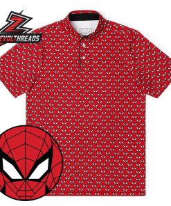 Spider-Man Neighborhood Watch RSVLTS All-Day Polo Shirt Marvel Superhero Performance Golf Polo