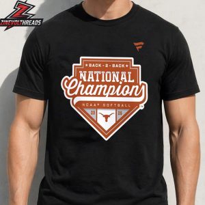 Texas Longhorns 2026 NCAA Softball Women’s College World Series Back-to-Back National Champions Unisex T-Shirt