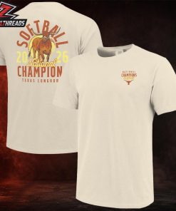 Texas Longhorns 2026 NCAA Softball Women’s College World Series Mascot Overlay Two Sided Unisex T-Shirt