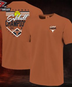 Texas Longhorns 2026 NCAA Softball Women’s College World Series National Champions Plate Two Sided Unisex T-Shirt