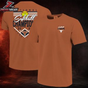 Texas Longhorns 2026 NCAA Softball Women’s College World Series National Champions Plate Two Sided Unisex T-Shirt