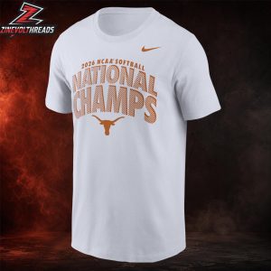 Texas Longhorns 2026 NCAA Softball Women’s College World Series National Champions Locker Room Unisex T-Shirt