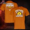 Texas Longhorns 2026 NCAA Softball Women’s College World Series National Champions Schedule Two Sided Unisex T-Shirt Texas Longhorns 2026 NCAA Softball Women’s College World Series National Champions Schedule Two Sided Unisex T-Shirt