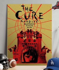 The Cure Event Artwork Poster Performance At Blackweir Fields Cardiff On June 24th 2026 Home Decor Poster Canvas