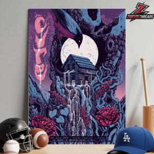 The Cure Second Poster For 2026 Summer Tour At North Festival Porto On June 7th 2026 Home Decor Poster Canvas
