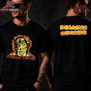 The Rolling Stones Foreign Tongues Merch Limited Two Sided Unisex T-Shirt