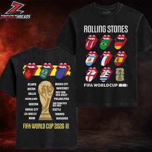 The Rolling Stones x FIFA World Cup 2026 Global Voodoo Two Sided Unisex T-Shirt