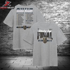Vegas Golden Knights 2026 Stanley Cup Final Roster Two Sided Unisex T-Shirt