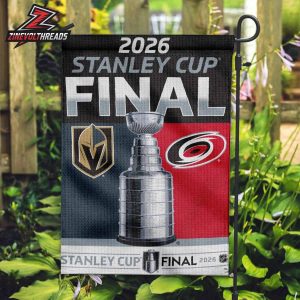 Vegas Golden Knights Versus Carolina Hurricanes 2026 Stanley Cup Final Matchup Double Sided Garden House Flag