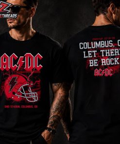ACDC 2026 North American PWR UP Tour Tee At Ohio Stadium Colombus Ohio On July 15th 2026 Two Sided Unisex T-Shirt