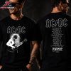 ACDC Hells Bells Lightning PWR UP Tour Tee 2026 North American Two Sided Unisex T-Shirt ACDC Hells Bells Lightning PWR UP Tour Tee 2026 North American Two Sided Unisex T-Shirt