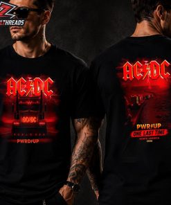 ACDC North America One Last Time PWR UP Tour Tee 2026 North American Two Sided Unisex T-Shirt