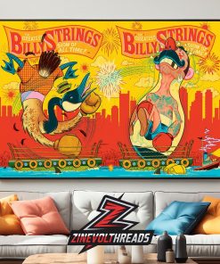 Billy Strings Event Artwork Combined 2 Nights Poster By Your Cinema At Agganis Arena Boston MA On July 21st And 22nd 2026 Home Decor Poster Canvas