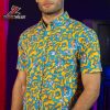 Disney A Goofy Movie Lesters Possum Park KUNUFLEX Short Sleeve Hawaiian Shirt Casual Button Up Shirt For Summer Vacation