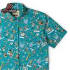Disney A Goofy Movie Chedda Whizzy KUNUFLEX Short Sleeve Hawaiian Shirt Casual Button Up Shirt For Men And Women