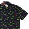 Disney and Pixar Toy Story DROP KUNUFLEX Short Sleeve Hawaiian Shirt Casual Button Up Shirt For Summer Vacation