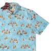 Disney and Pixar Toy Story Cleared to Enter KUNUFLEX Short Sleeve Hawaiian Shirt Casual Button Up Shirt For Men And Women