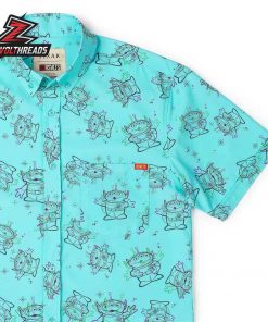 Disney and Pixar Toy Story Eternally Grateful KUNUFLEX Short Sleeve Hawaiian Shirt Casual Button Up Shirt For Men And Women