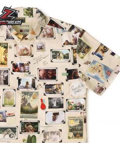 Disney and Pixar Up Our Adventure Book KUNUFLEX Short Sleeve Hawaiian Shirt Casual Button Up Shirt For Summer Vacation