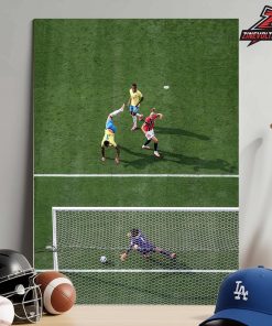 Erling Braut Haaland The Moment Score A Header Goal To Lead Norway Defeat Brazil World Cup 2026 Home Decor Poster Canvas