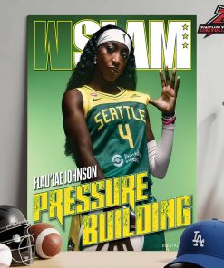 Flau’Jae Johnson From Seattle Storm On WSlam Magazine Cover 263 Pressure Building Home Decor Poster Canvas