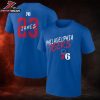 LeBron James Philadelphia 76ers Namesake Tee Two Sided Unisex T-Shirt LeBron James Philadelphia 76ers Namesake Tee Two Sided Unisex T-Shirt