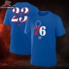 LeBron James Philadelphia 76ers Nike Icon Name And Number Tee Two Sided Unisex T-Shirt LeBron James Philadelphia 76ers Nike Icon Name And Number Tee Two Sided Unisex T-Shirt