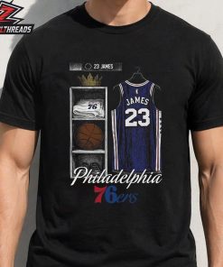 LeBron James Philadelphia 76ers Locker Room Unisex T-Shirt