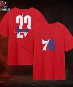 LeBron James Philadelphia 76ers Namesake Tee Two Sided Unisex T-Shirt