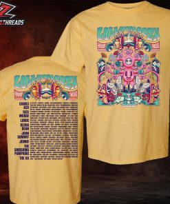 Lollapalooza 2026 Poster Lineup Tee High Quality Edition Two Sided Unisex T-Shirt