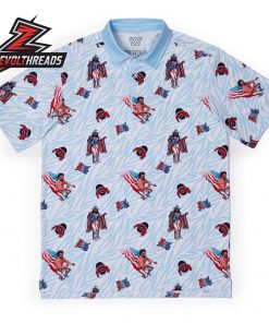 Macho Man USA RSVLTS All-Day Polo Shirt Performance Golf Polo