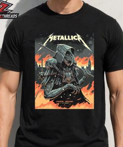 Metallica M72 London England Artwork Venue Poster Night 2 At London Stadium On July 5th 2026 Unisex T-Shirt