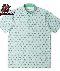Monopoly Pass Go RSVLTS All-Day Polo Shirt Performance Golf Polo