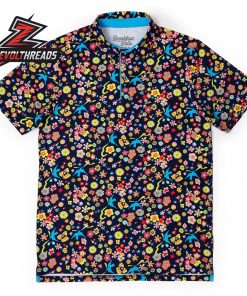 New Found Glory El Mantel RSVLTS All-Day Polo Shirt Floral Performance Golf Polo