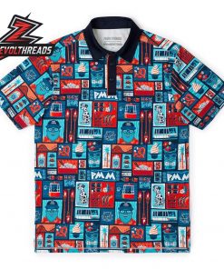 Paging Mr Morrow Hey Friends RSVLTS All-Day Polo Shirt Theme Park Performance Golf Polo