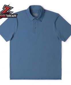 Seafarer Commuter RSVLTS All-Day Polo Shirt Solid Blue Performance Golf Polo