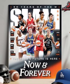 Slam Magazine Cover 30 Years Of The W Edition The WNBA Future Is Here Now And Forever Home Decor Poster Canvas