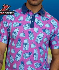 SpongeBob Neighborhood RSVLTS All-Day Polo Shirt Nickelodeon Performance Golf Polo