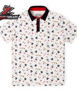 Star Wars Grillin Like A Villain RSVLTS All-Day Polo Shirt Performance Golf Polo