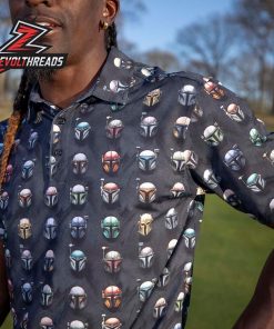 Star Wars Mandalorian This Is The Way RSVLTS All-Day Polo Shirt Performance Golf Polo