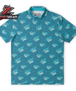 Star Wars Mid-Century Mando RSVLTS All-Day Polo Shirt Performance Golf Polo