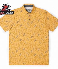 Star Wars Oh My RSVLTS All-Day Polo Shirt Performance Golf Polo