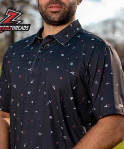 Star Wars Stay On Target RSVLTS All-Day Polo Shirt Performance Golf Polo