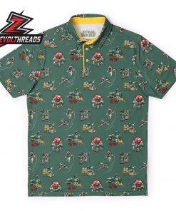 Star Wars A Bounty A Day RSVLTS All-Day Polo Shirt Performance Golf Polo