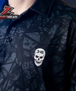 Stone Cold Steve Austin Tee Time 316 RSVLTS All-Day Polo Shirt WWE Performance Golf Polo