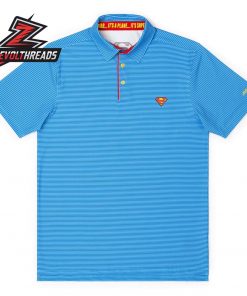 Superman It’s Superman RSVLTS All-Day Polo Shirt DC Comics Performance Golf Polo