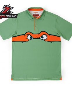 Teenage Mutant Ninja Turtles Michelangelo RSVLTS All-Day Polo Shirt Performance Golf Polo