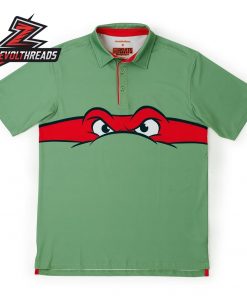Teenage Mutant Ninja Turtles Raphael RSVLTS All-Day Polo Shirt Performance Golf Polo