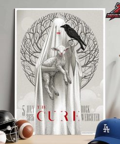 The Cure Limited Edition Event Poster At Rock Werchter On July 5th 2026 Home Decor Poster Canvas